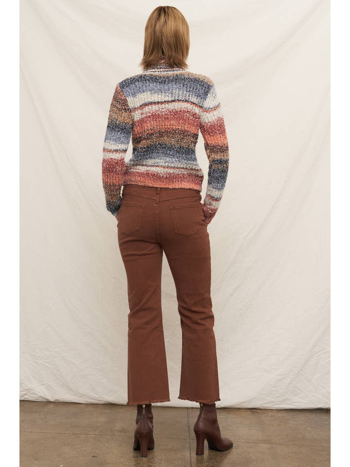 En Crème - Wholesale Jeans - Women's - Cropped Jeans with Frayed Hem 11