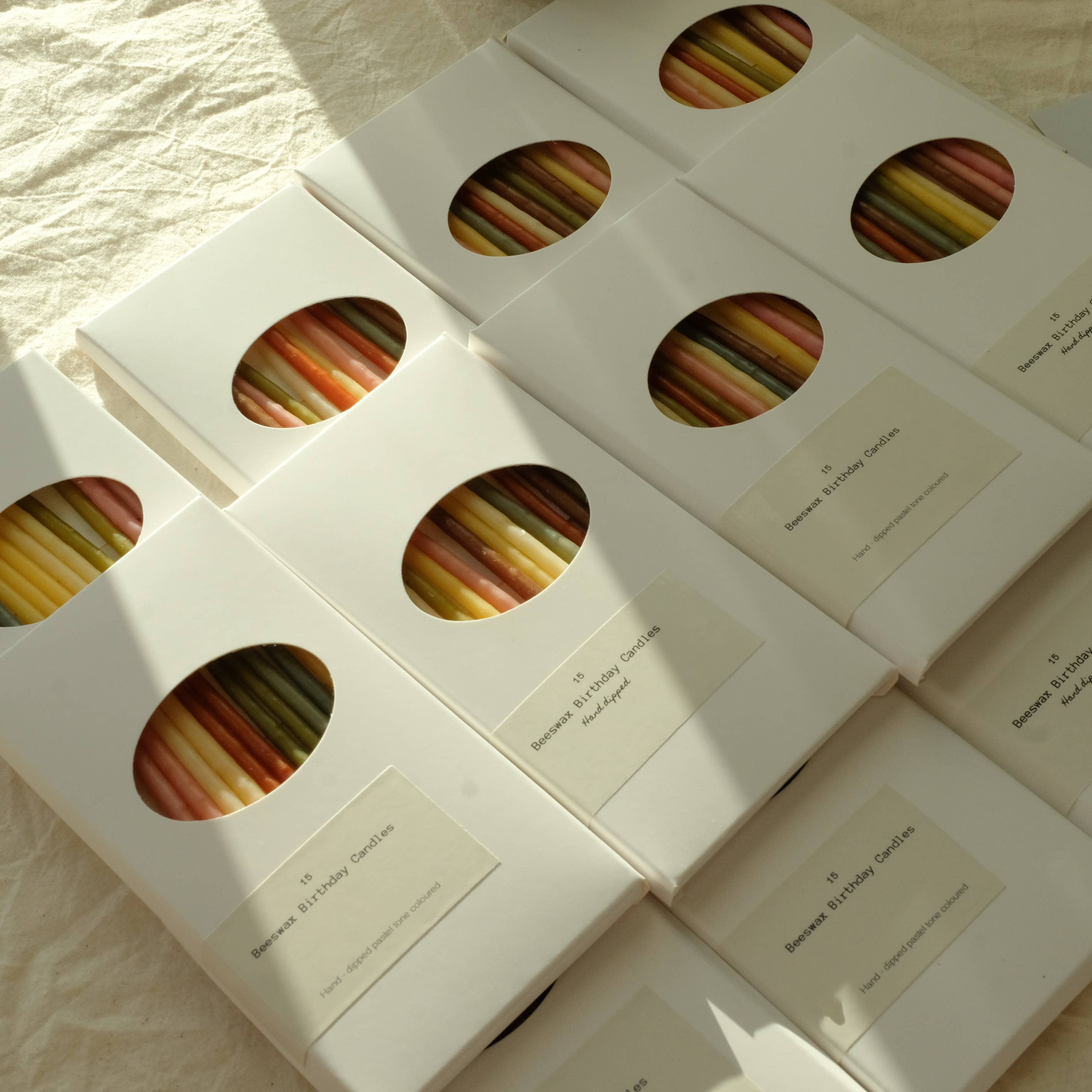 Hormscent - Wholesale Cake Candle - Birthday Beeswax Candles set of 155