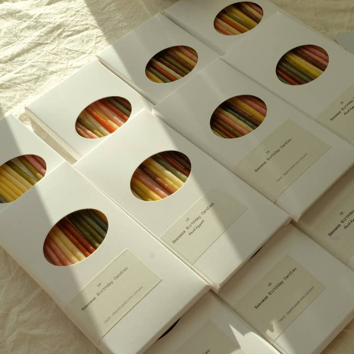 Hormscent - Wholesale Cake Candle - Birthday Beeswax Candles set of 155