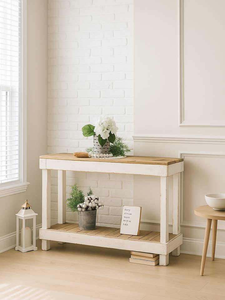 46" Luxe Combo Console Table | 3 Colors for wholesale by DougandCristyDesigns