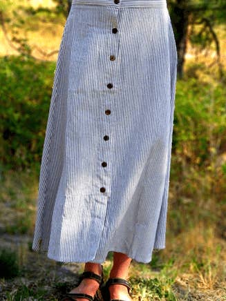 Saia de Algodão de Comprimento Meio por atacado de Ganesh Himal Trading