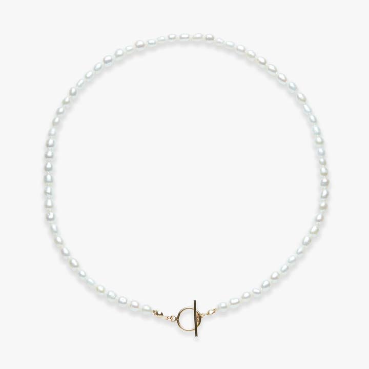 Collier complet en perles Rêve de taille moyenne rempli d'or pour la vente par Koi Atelier