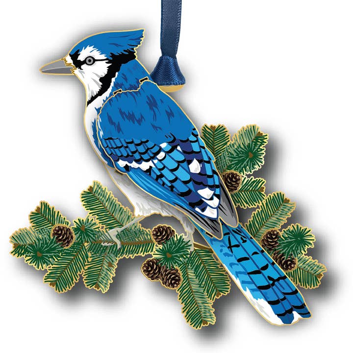 Perching Blue Jay for wholesale by Beacon Design