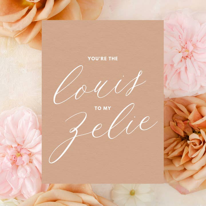 Biglietto di auguri cattolico per San Valentino, «You are the Louis to my Zelie» per la vendita all'ingrosso da parte di Pietà Paperie