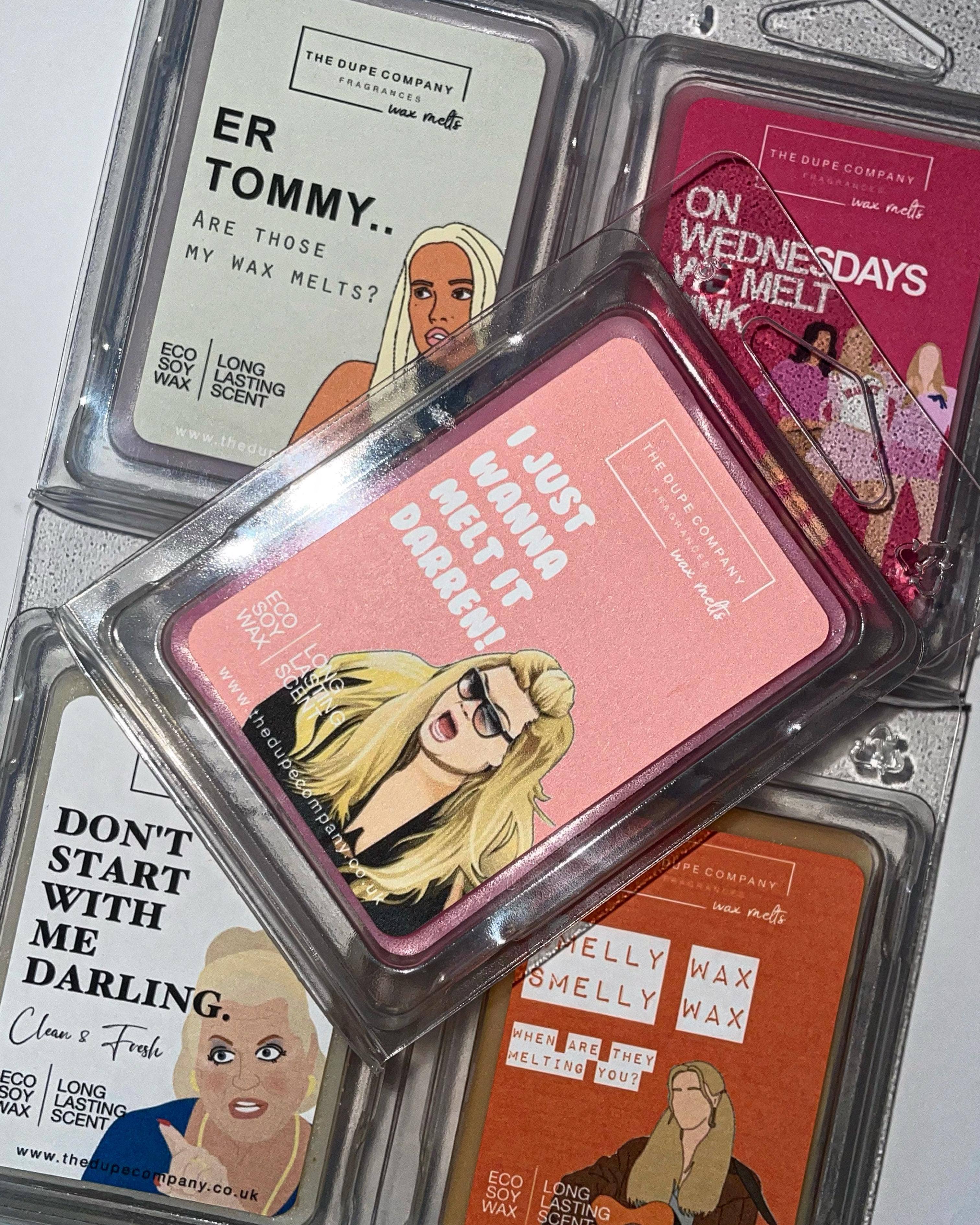 The Dupe Company – Engroshandel Smeltevoks – Mean Girl Citater Voks Melt Clamshell Meget duftende1