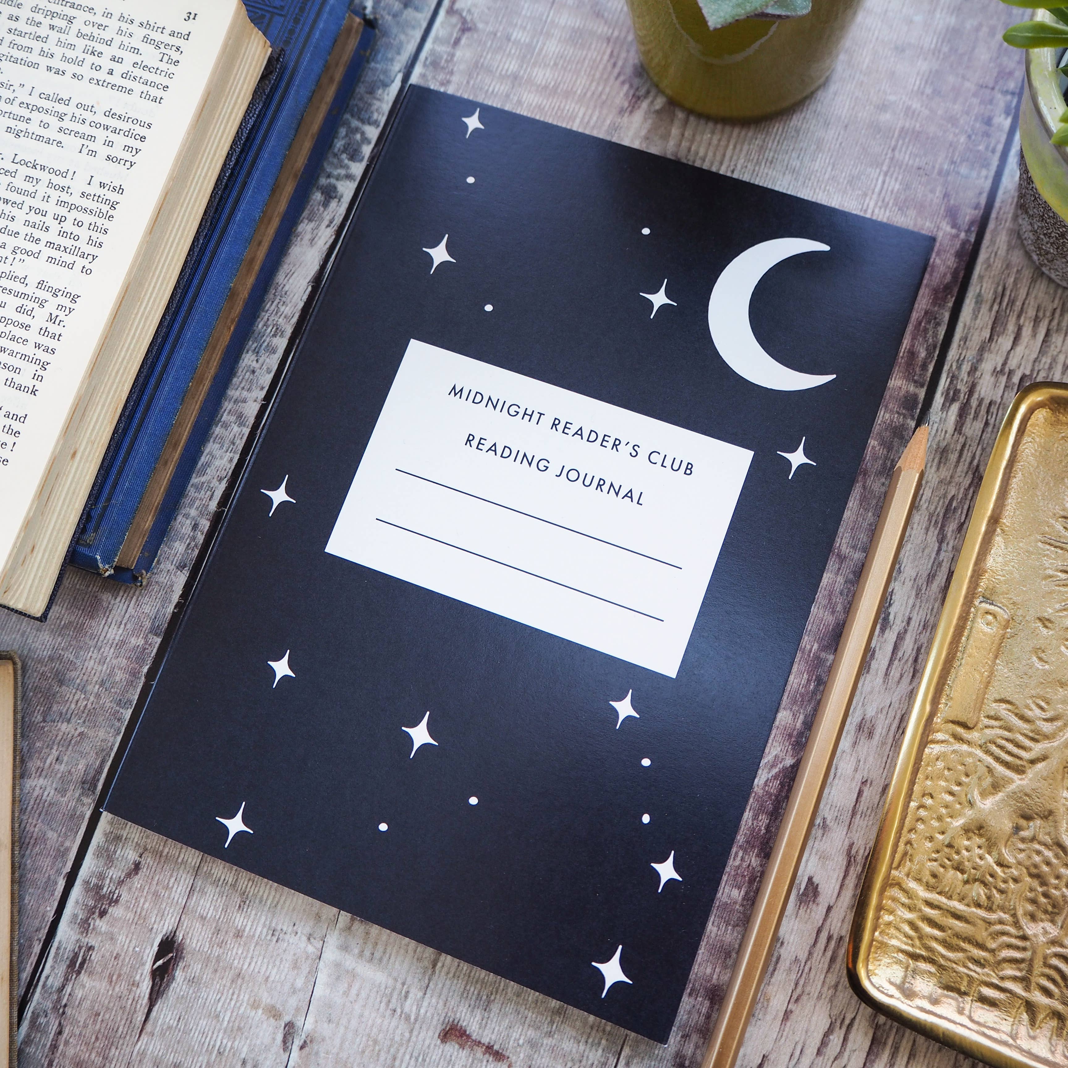 LiteraryEmporium - Wholesale Journal/Diary - Midnight Readers Club Reading Journal - Notebook3