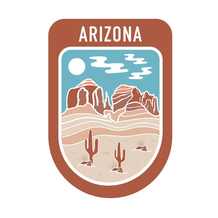 State Scenic Route Arizona — Vinylaufkleber für den Großhandel von Graphic Heart