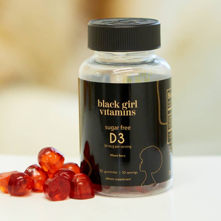 BGV Vitamin D3 Sugar free for wholesale by Black Girl Vitamins