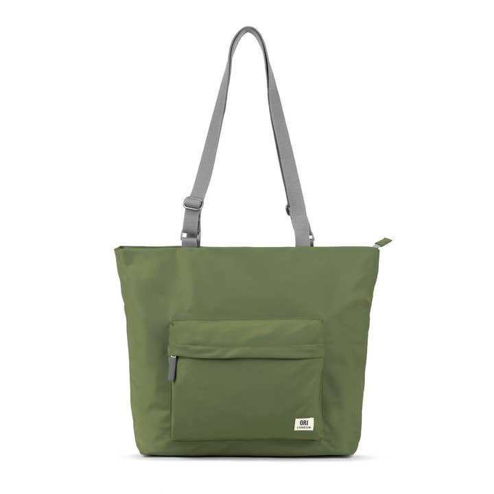 Trafalgar Tote in Avocado Nylon for wholesale by ORI London