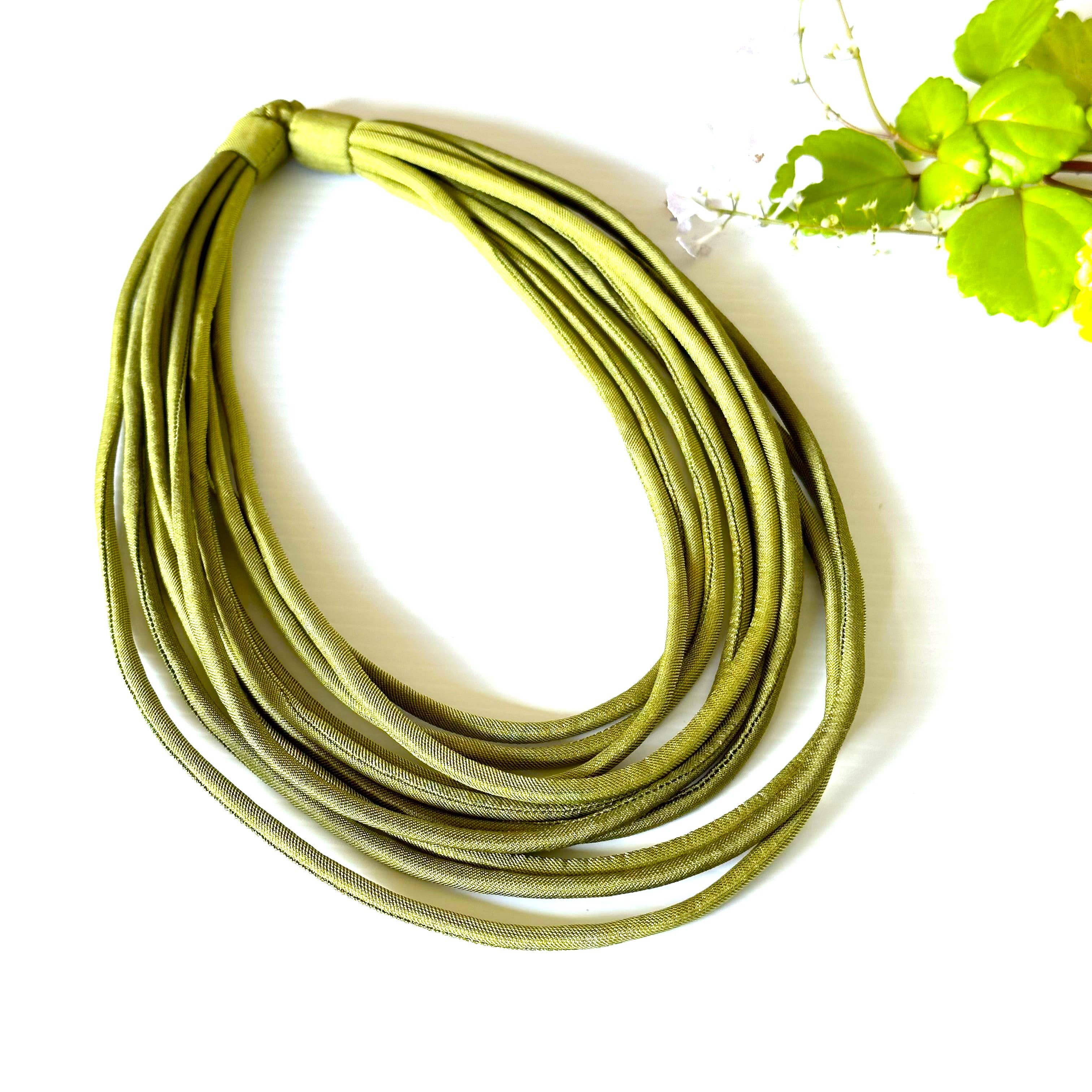 Sophie Silks - Wholesale Woven Necklace - Multi Strands Boho Necklace20