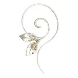 Double Calla Lily Spiral Earring for wholesale by Mark Steel Jewelry