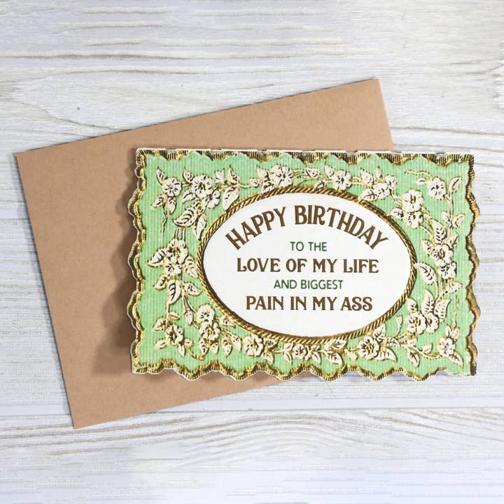 Bad Betty Greeting Co. - Wholesale Birthday Card - Happy Birthday Love of My Life - Funny Card1