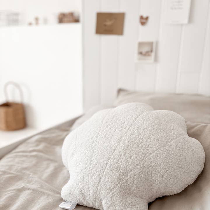 Edie & Joe - Wholesale Pillow/Cushion - Kids & Baby - Micro Boucle Luxury Shell Cushion Nursery Decor