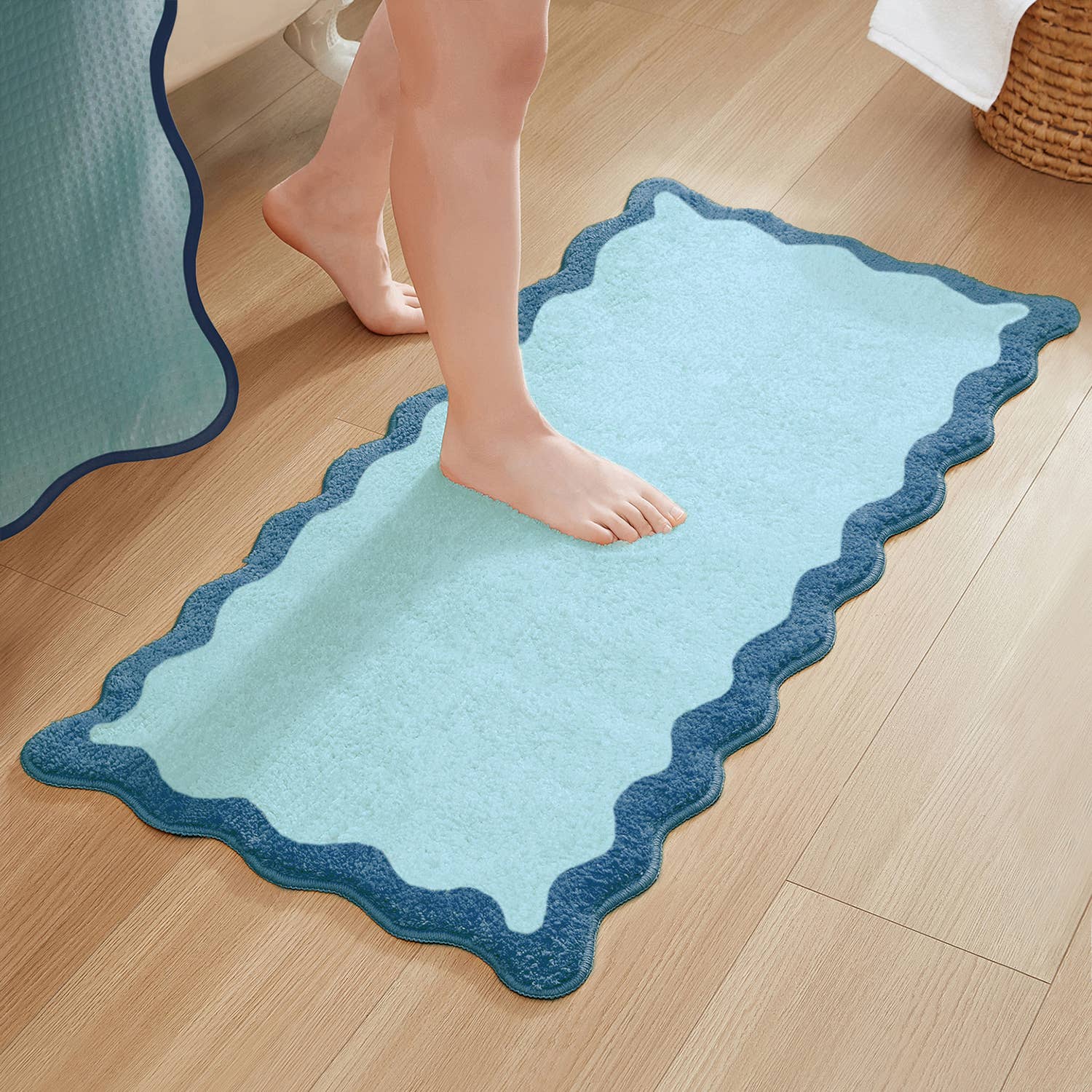 Monday Moose - Wholesale Bath Mat - Nereida Bath Mat (Blue)7