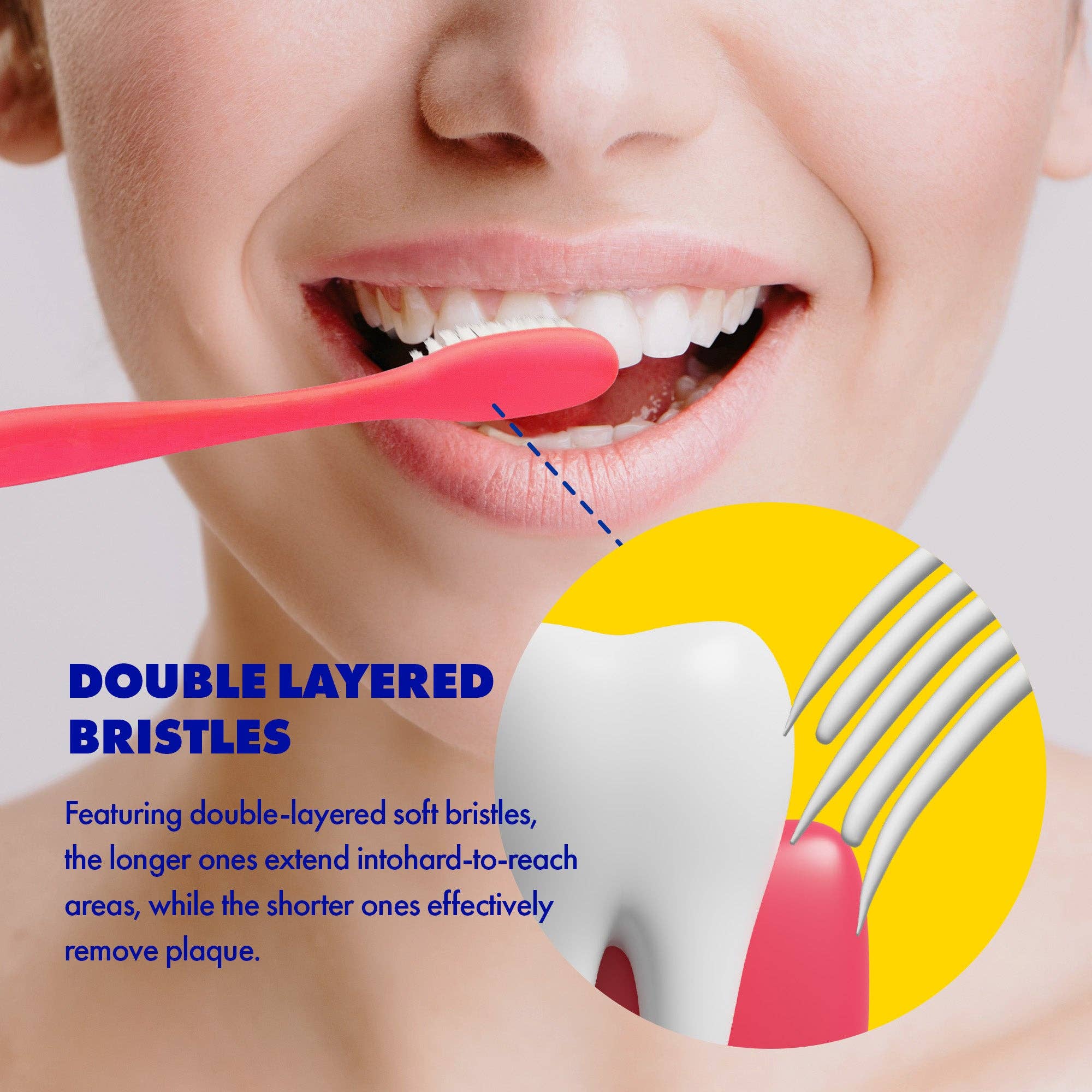 WAY.V - Wholesale Toothbrush - WAY.V Extra Soft Toothbrush Refill for Sensitive Gums and Teeth - Green 14pcs5