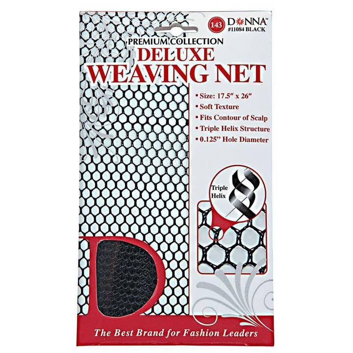 KT Supply - Wholesale Hair Accessories Set - Women's - Donna Deluxe Weaving Net Small Hole Black