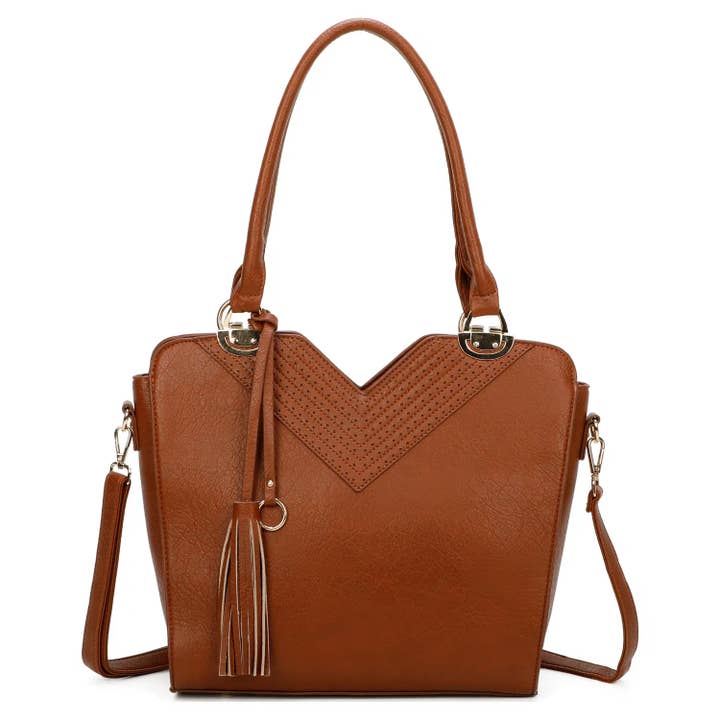 Superbia - Wholesale Tote Bag - Women's - Superbia Large Front Laser Cut Tassel A4 Tote Bag +Dust Bag1