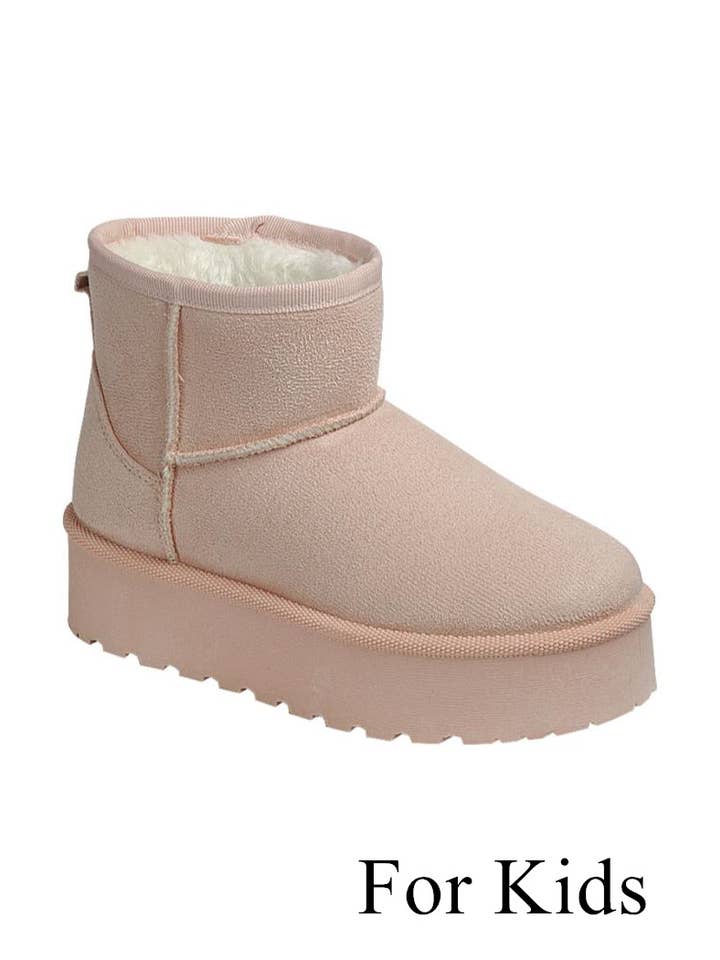 FASHION EMPORIO - Wholesale Booties - Kids - Kid's Stylish Booties - Size Variety FL-SOLID-9K5