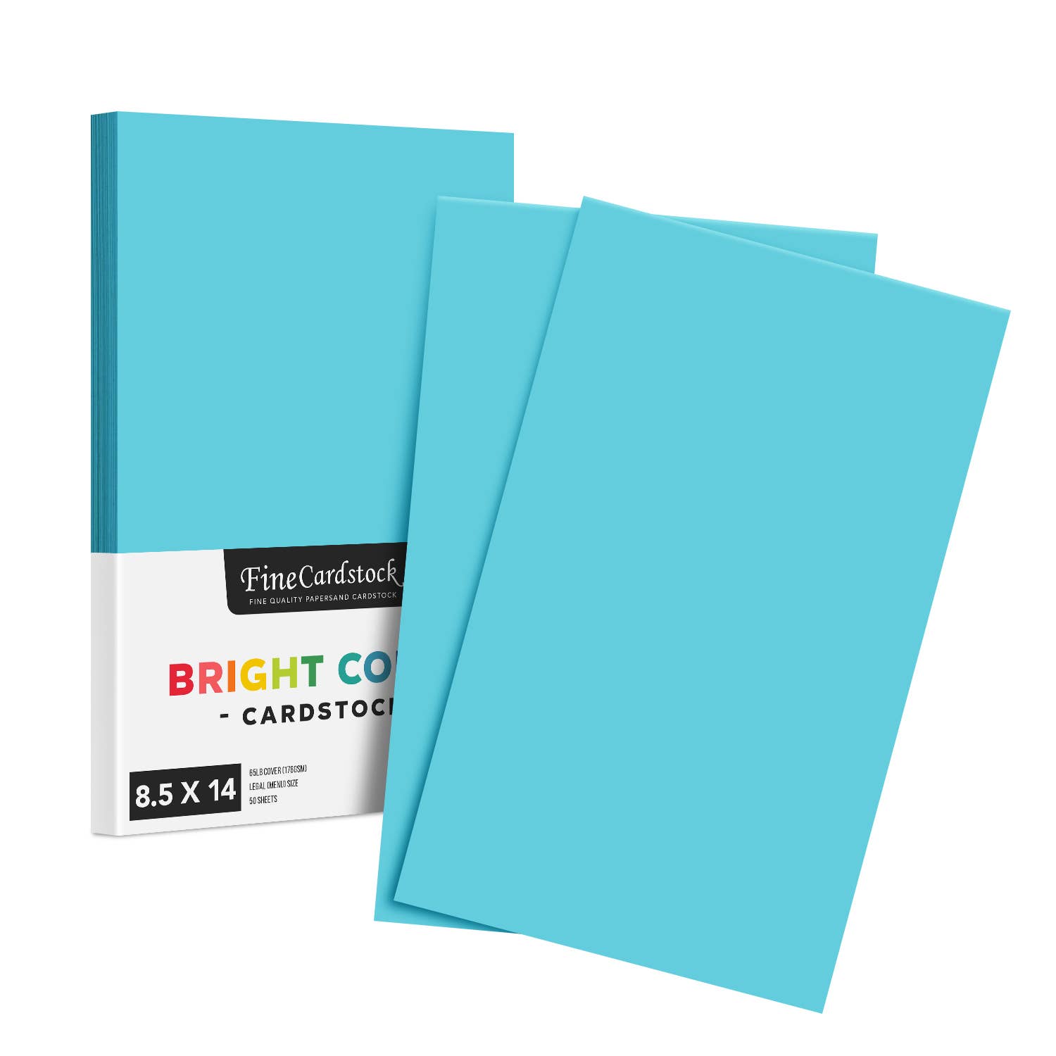 Fine Cardstock – wholesale Hantverkstillbehör – Ljus färg Cardstock papper - 65 lb täcka (176 GSM) - 50 Antal30