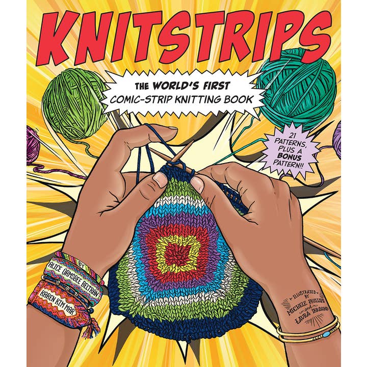 Abrams - Wholesale Crafts, Hobbies & DIY - Knitstrips: The World’s First Comic-Strip Knitting Book