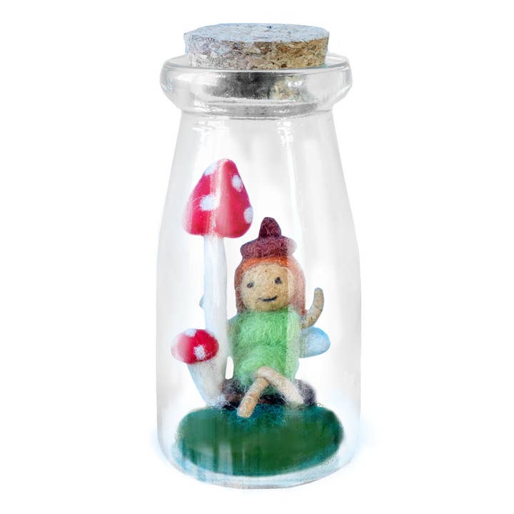 dZi Handmade – wholesale Decorative tabletop object – Story Jar: Forest Fairy