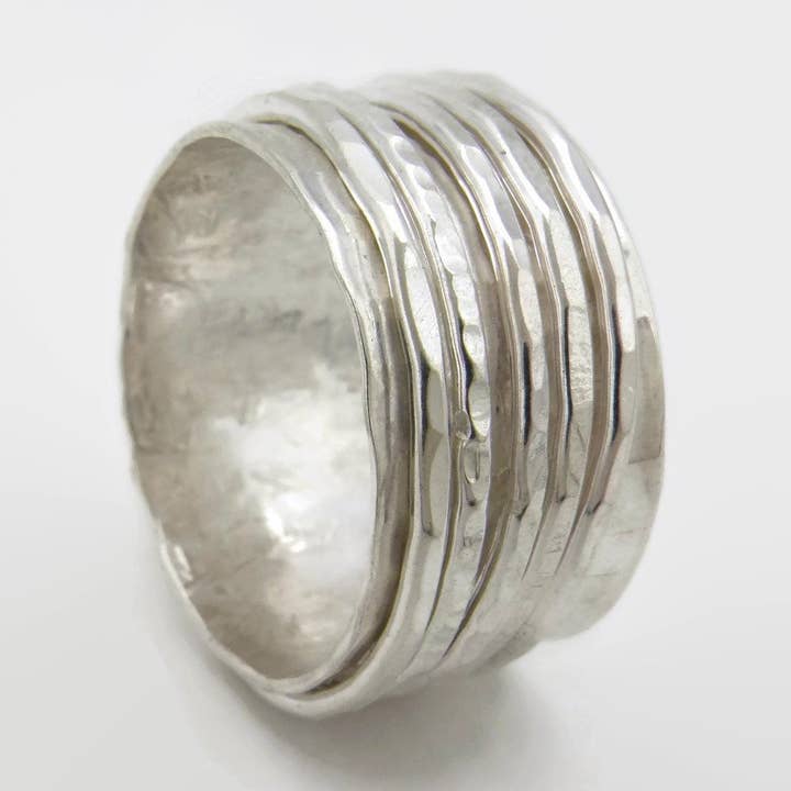 Sterling Silver Spinner Ring for wholesale by The Silversmith Jewelry