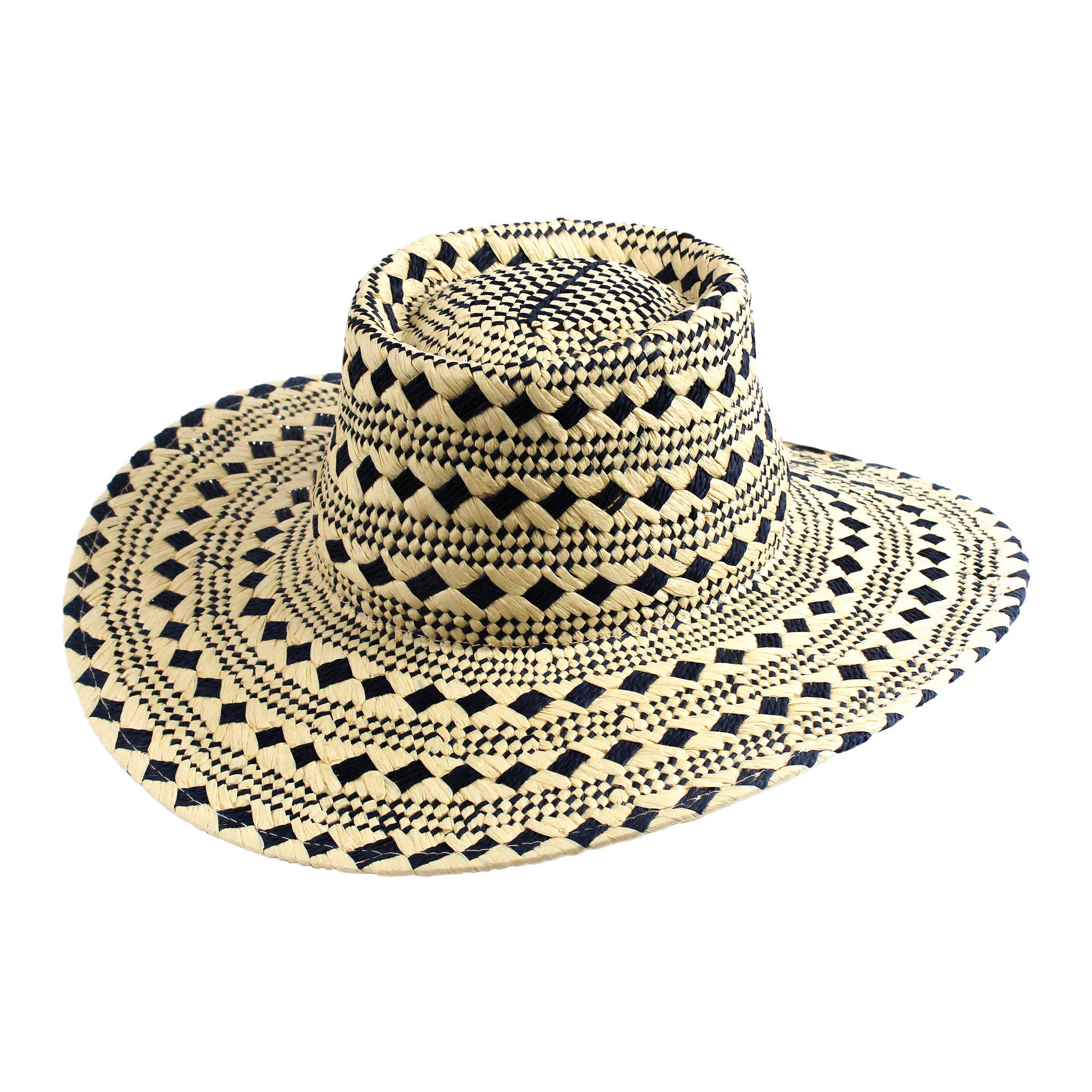 Jeanne Simmons Accessories - Wholesale Fedora - Women's - 4" Brim Gambler Paper 1324 Hat Spring1