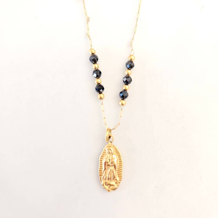 LITCHI - Wholesale Pendant/Charm Necklace - Mini Guadalupe Spinel Necklace