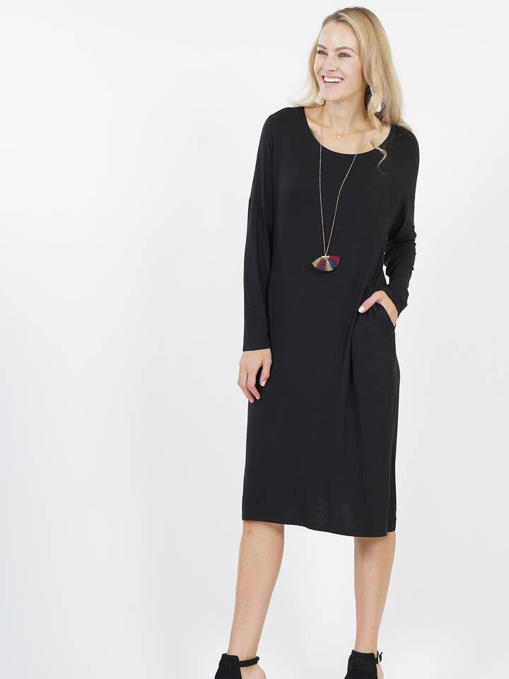 42POPS - Wholesale Dress - Women's - `.Midi Dress Sample1