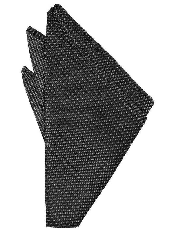 Asphalt Silk Weave Pocket Square for wholesale by Cardi International
