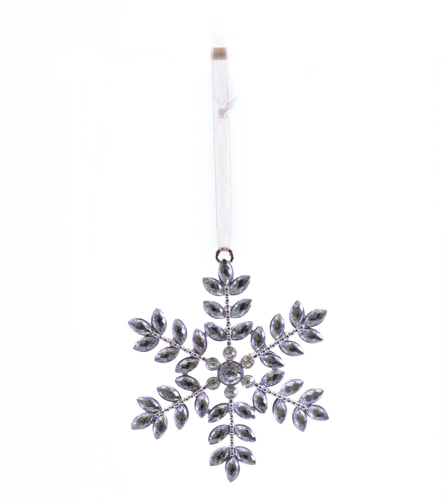 Oak Street Wholesale - Wholesale Ornament - Crystal Snowflake Ornament - Year-Round Decor0
