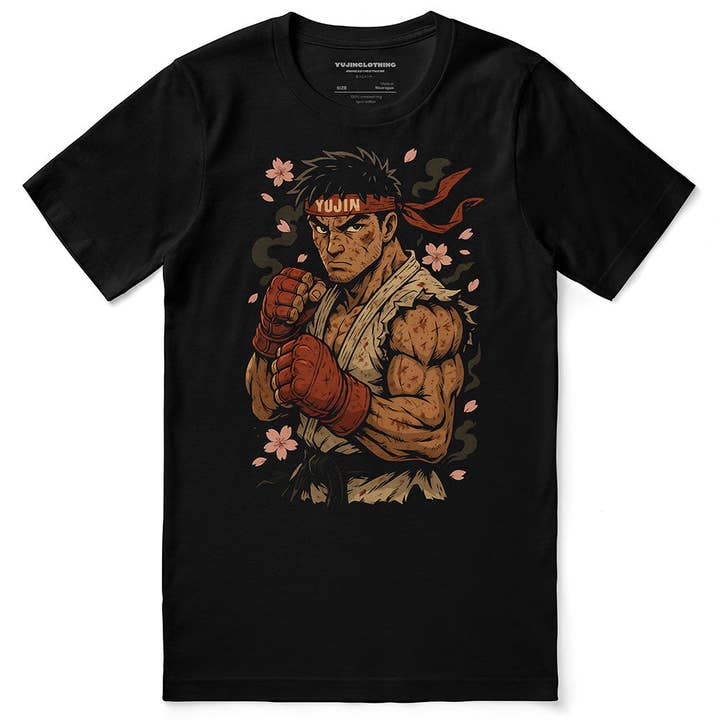 T-shirt Sakura Fighter pour la vente par YUJIN CLOTHING