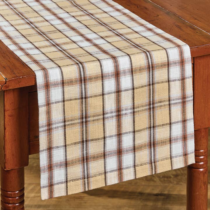 Hadley Plaid Runner 36"L for wholesale by Park Designs