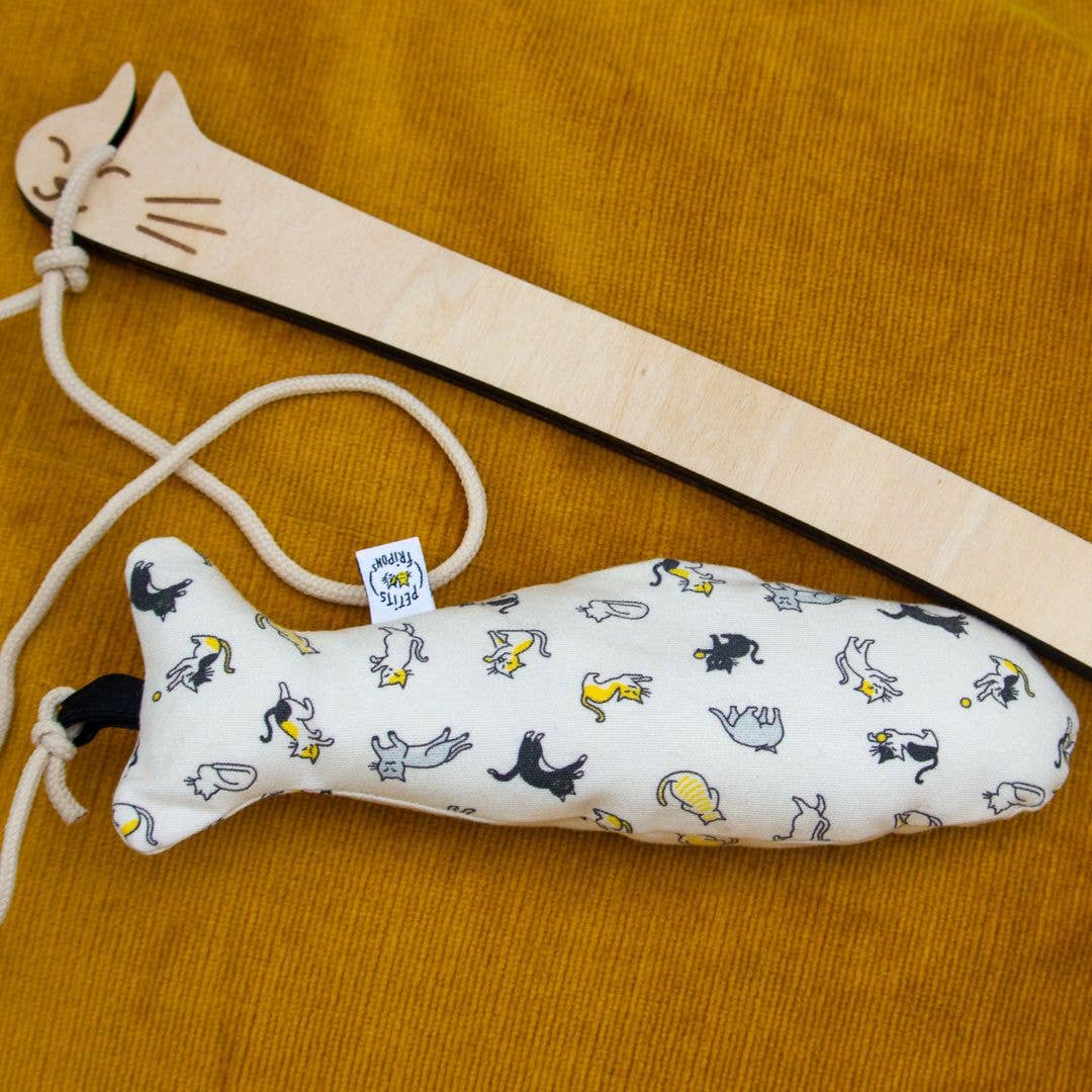 Petits Fripons - Wholesale Pet Toy - Cat - The cat cane + 5 herbs pack4