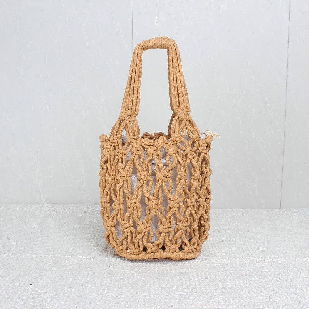 ShieldChic - Wholesale Beach Bag - Crochet Market Bag Fishing Net Hollow Bag0