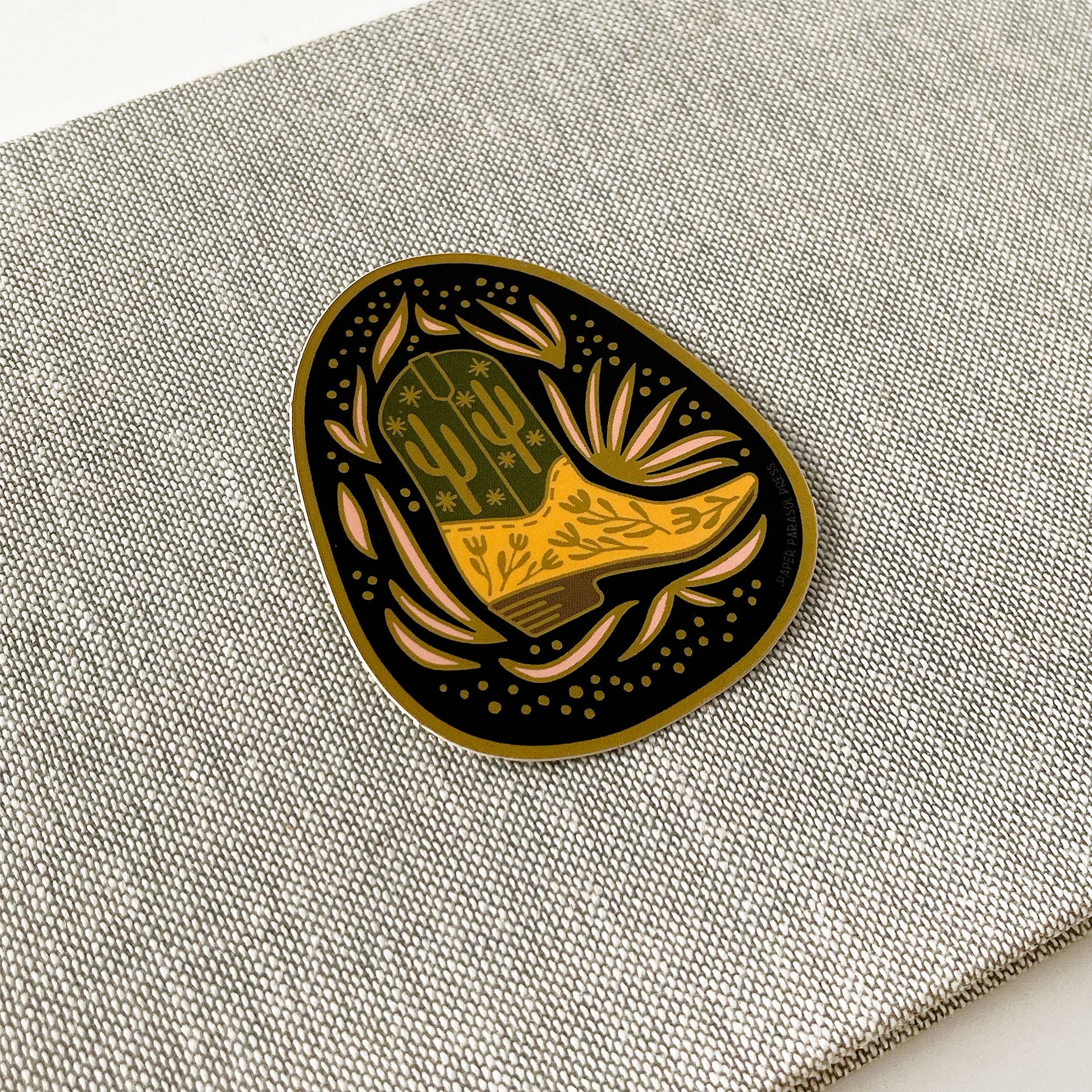 Paper Parasol Press - Wholesale Sticker - Baja Cowboy Boot Sticker2