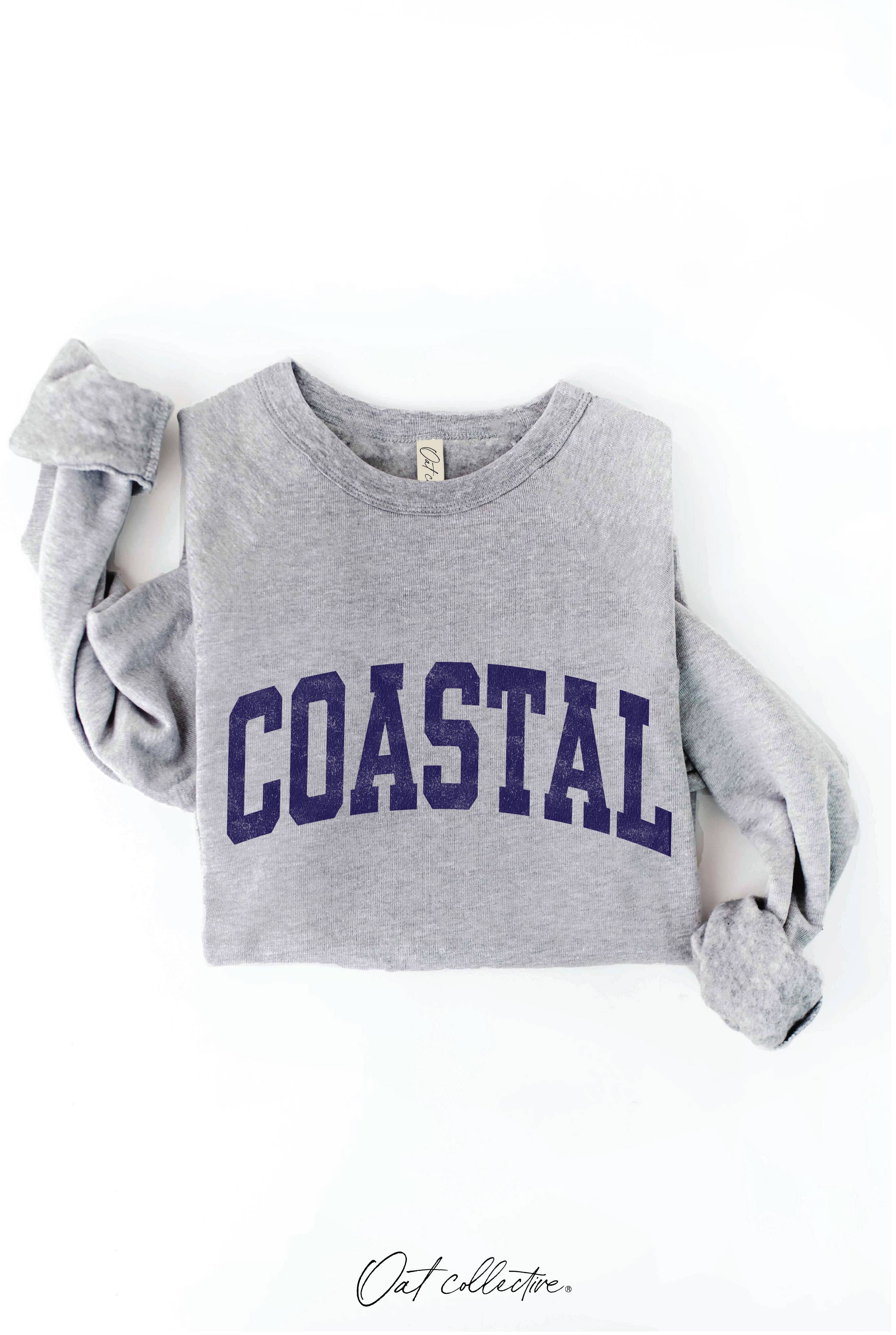 OAT COLLECTIVE - Wholesale Graphic Sweatshirt - Women's - COASTAL Graphic Sweatshirt12