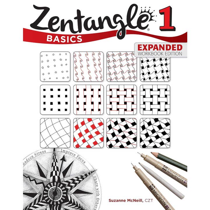 Fox Chapel Publishing - Wholesale Book - Adult - Zentangle Basics, Expanded Workbook Edition