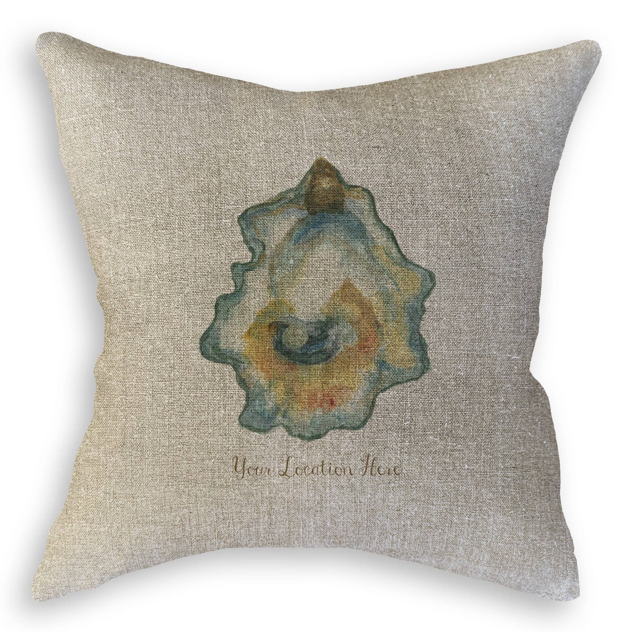 French Graffiti - Wholesale Tea Towel - Watercolor Oyster with Location10