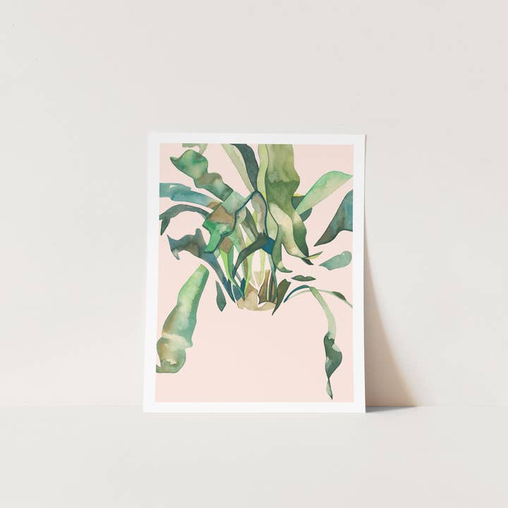 Renee Staeck - Wholesale Art Print - STAGHORN 2 Vibrant Giclée Art Print by Renée Staeck