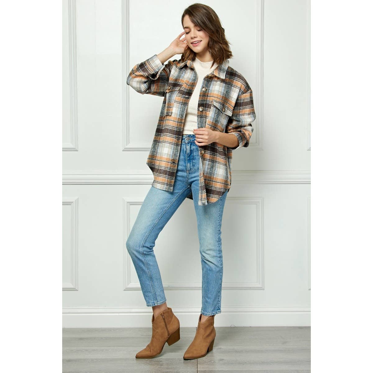 Veveret - Wholesale Jas - Dames - Klassieke geruite beugel16