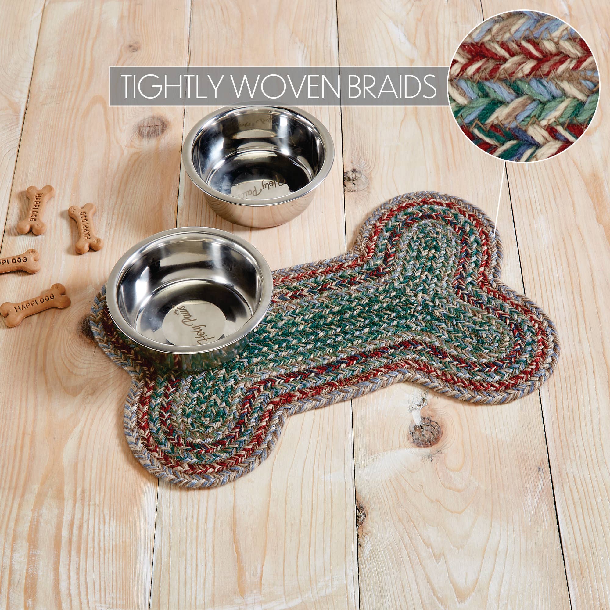 VHC Brands - Wholesale Area Rug - Multi Indoor/Outdoor Small Bone Rug 11.5x17.53