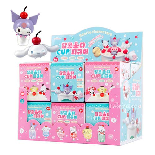 K-Wonderland - Wholesale Decorative Figurine - Sanrio Sweet Soda Cup Deco Figure Raandom Box8