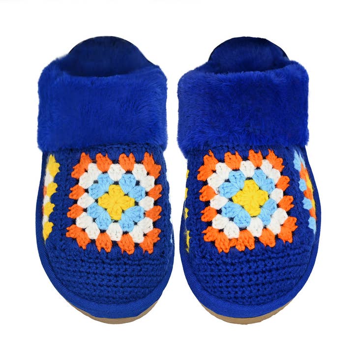 C.C Beanie - Wholesale Slippers - Women's - Handmade Crochet C.C Slippers SPE7393