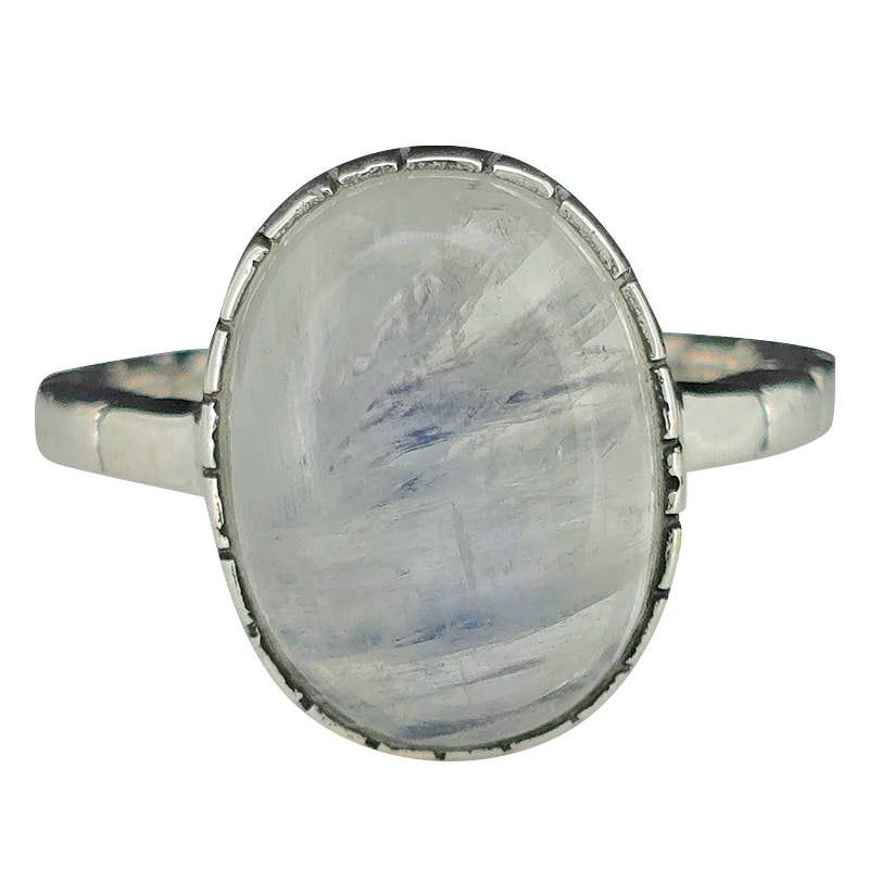 Amberman - Vendita all'ingrosso Anelli cocktail/statement - anello in argento sterling con pietra di luna2