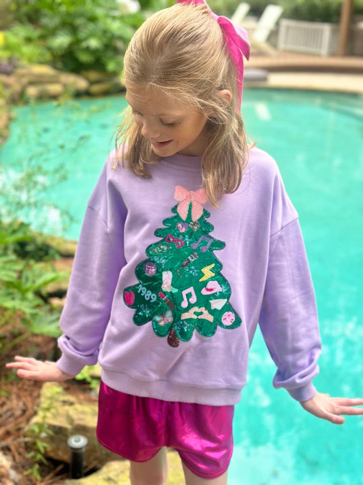 Froux-Froux Frog - Wholesale Sweatshirt - Kids - Swiftmas Tree