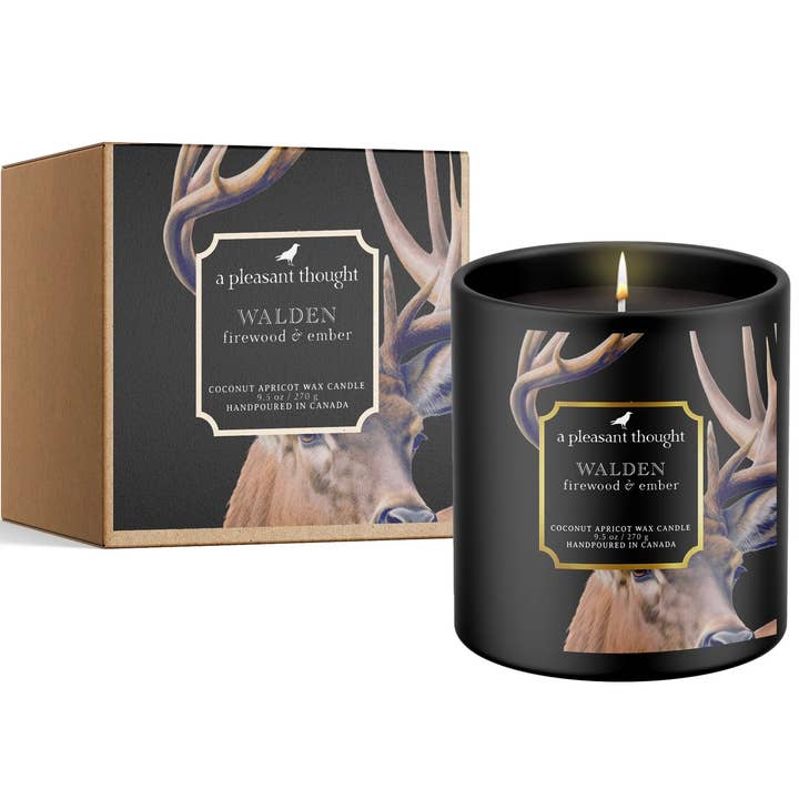 A Pleasant Thought - Wholesale Jar/Filled Candle - WALDEN | FIREWOOD & EMBER | RAVEN CANDLE1