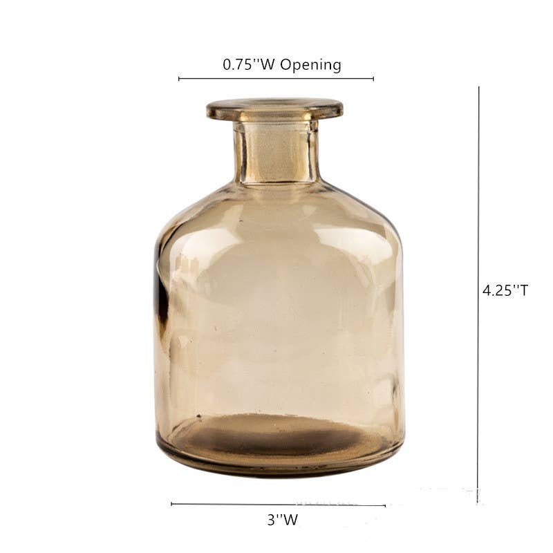 Sweet Home Deco – Großhandel Vasen – Bunte Knospenvasen, verschiedene Glasflaschen, Blumenvasen7