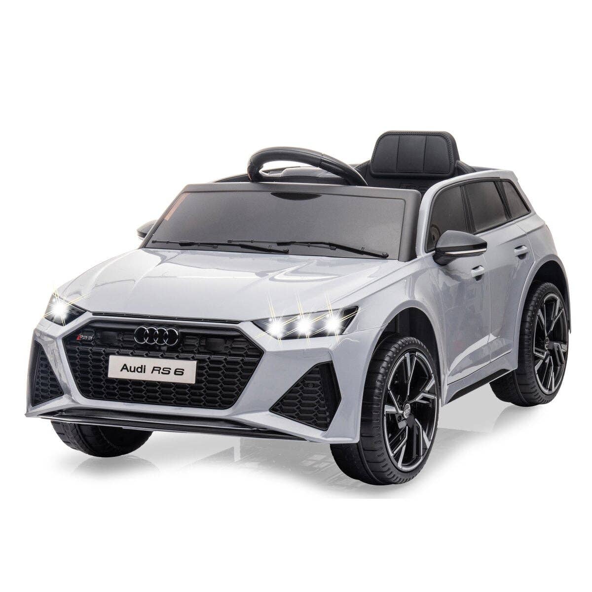 mhw24 – Carro/camião de brinquedo - Crianças por atacado – Audi RS 6 cinzento 12 V 2,4 GHz4