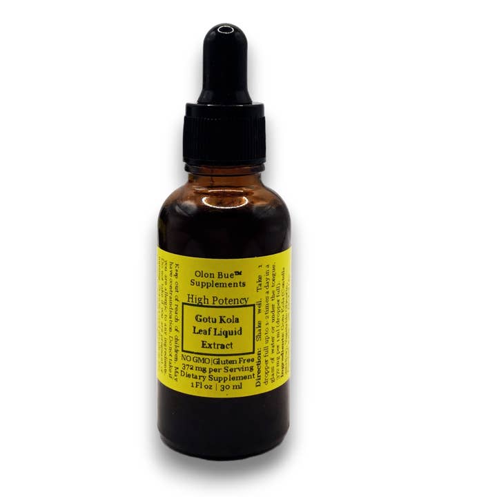 Olon Bue - Wholesale Tincture - Gotu kola (Centella asiatica) Extract Drops 1oz